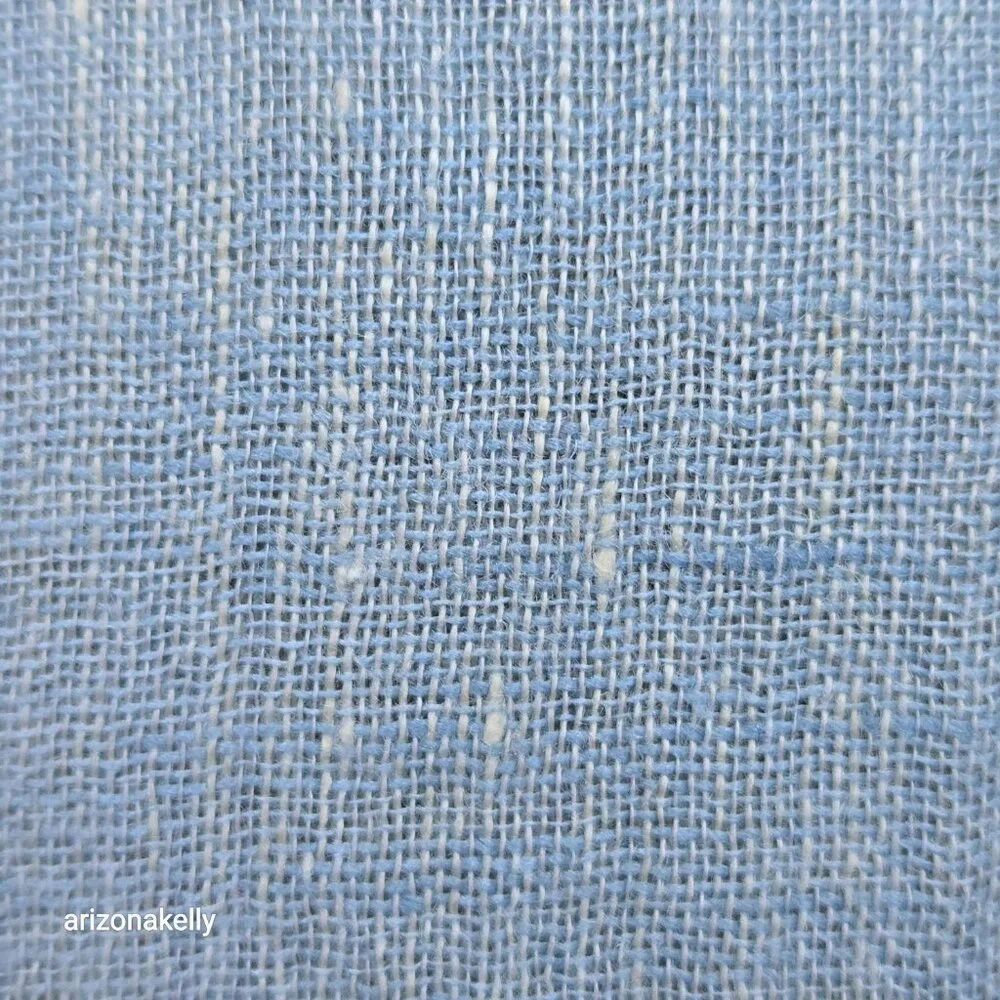 Eileen Fisher Linen Scarf Sky Blue Powder Blue